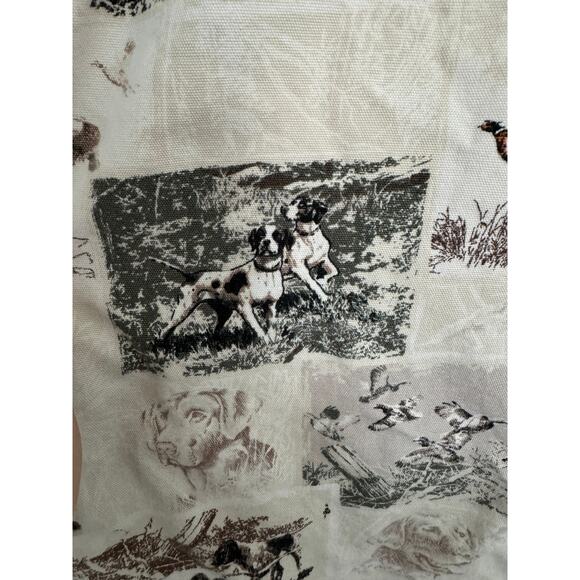 Woods & Water Outfitters Button Up Work Shirt Hunting Dogs and Ducks Size Large - Picture 6 of 9